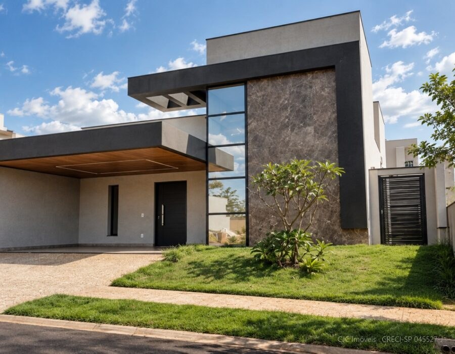 Casa térrea de 3 suítes no Quinta da Mata 1